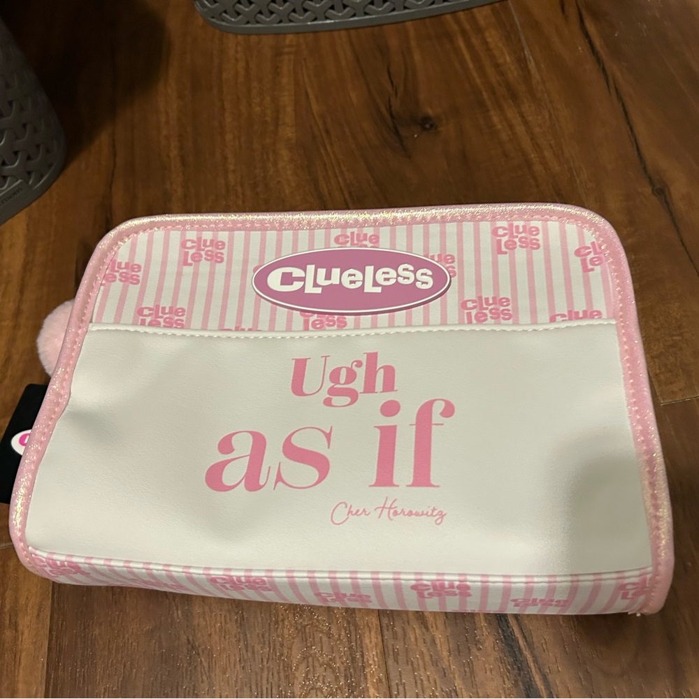 Clueless ugh as if Cher Horowitz cosmetic bag nwt